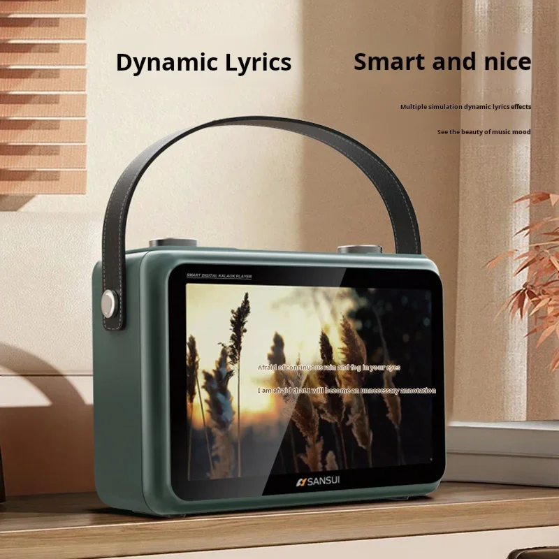 Audio Music To Lyrics - Sansui k115 vídeo karaokê bluetooth alto-falante