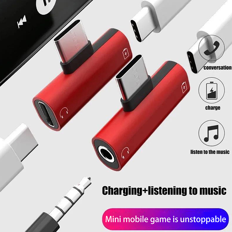 Audio Music Splitter - Adaptadores de metal USB tipo C