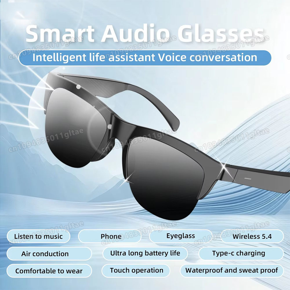 Audio Music Voice - Novos Óculos Inteligentes com Câmera 2026,