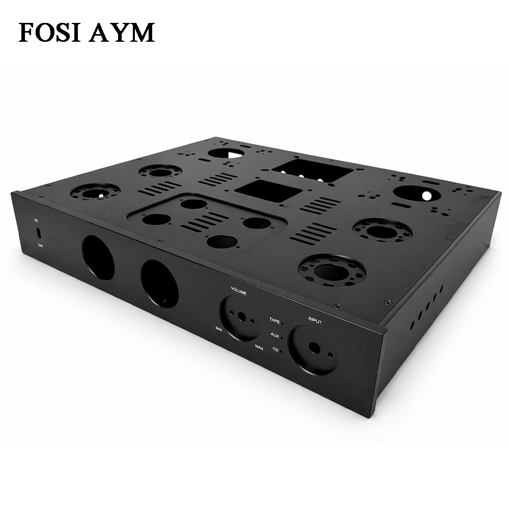 Headphone Amplifier Dac - Chassi de Amplificador FOSI AYM 415x330x70mm