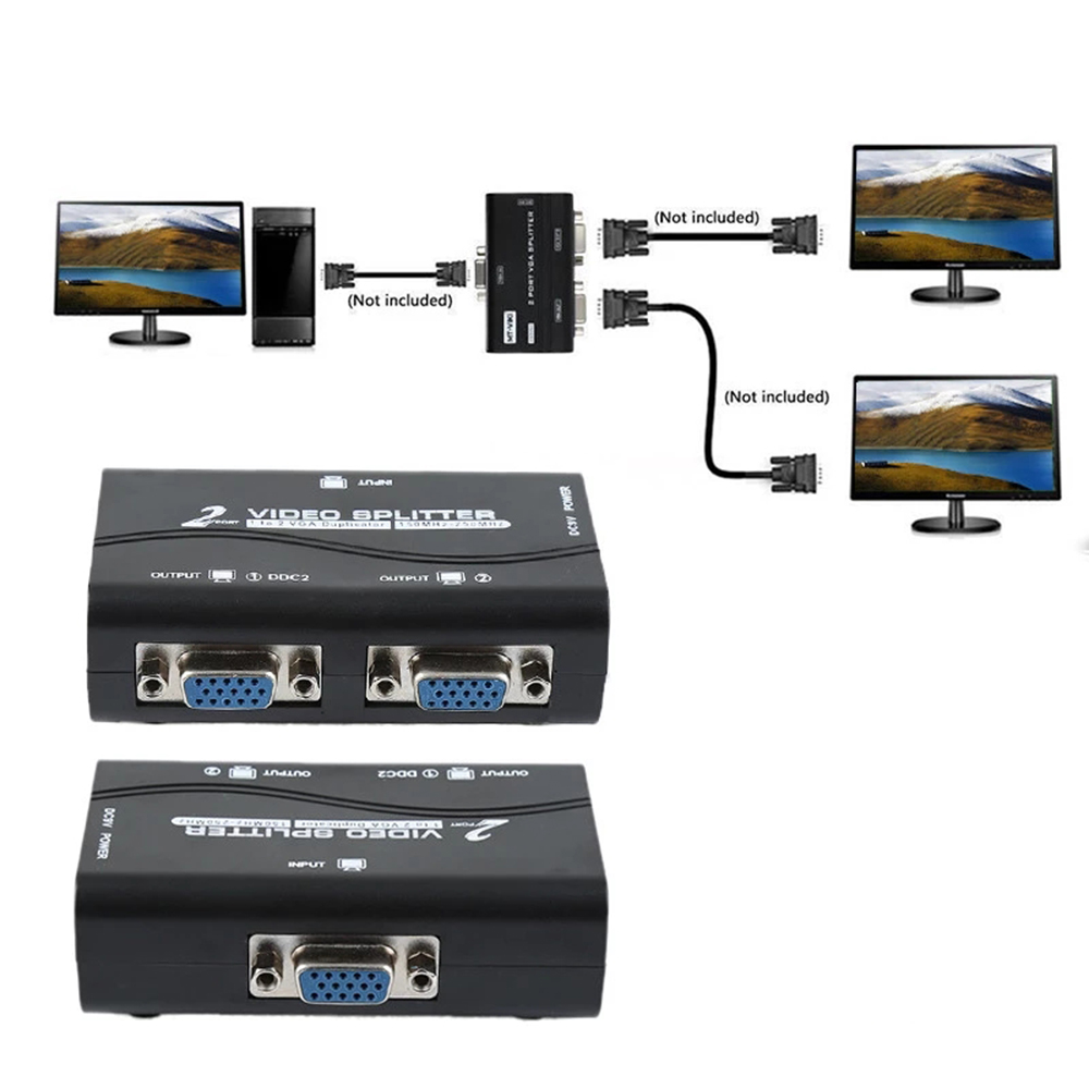 Audio Music Splitter - Tela dividida portátil 1 PC para