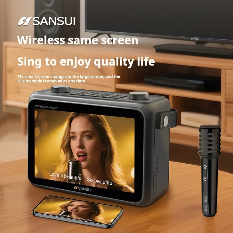 Sansui k115 tela led 10.1 pole - Audio Music To Lyrics avaliação e preço