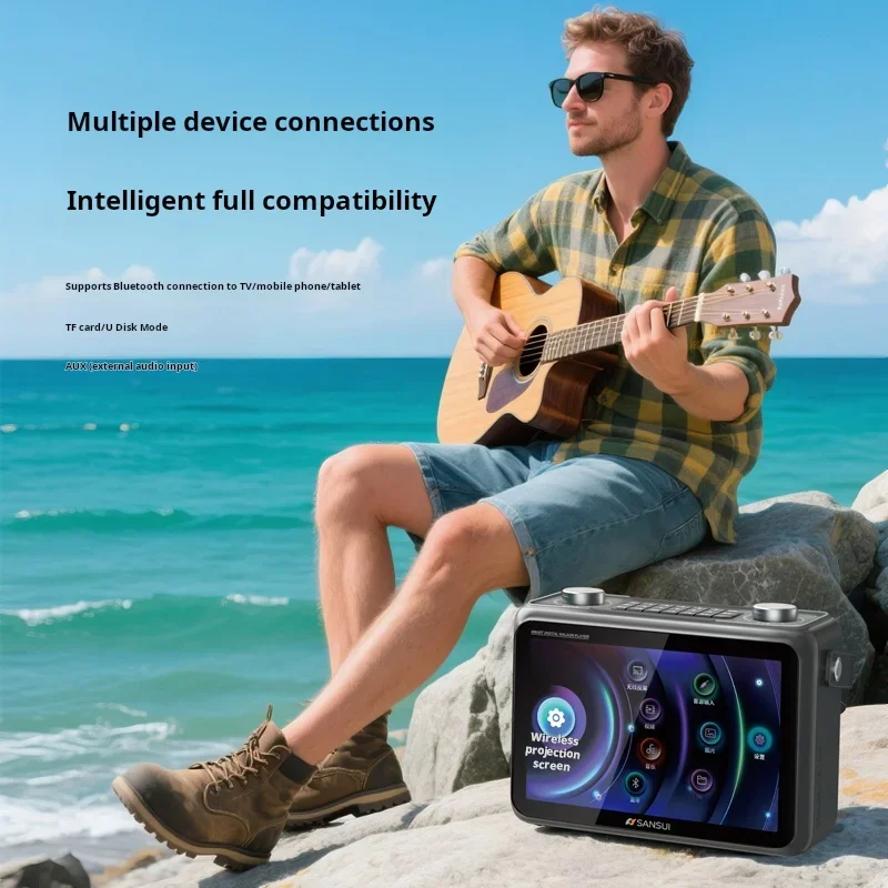 Sansui K115 80W Subwoofer de a - Audio Music To Lyrics avaliação e preço