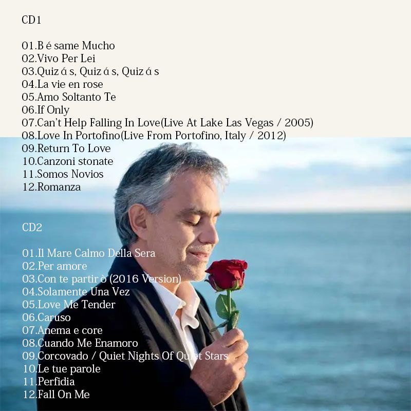 CD Andrea Bocelli My Love Song - Music Song Audio avaliação e preço