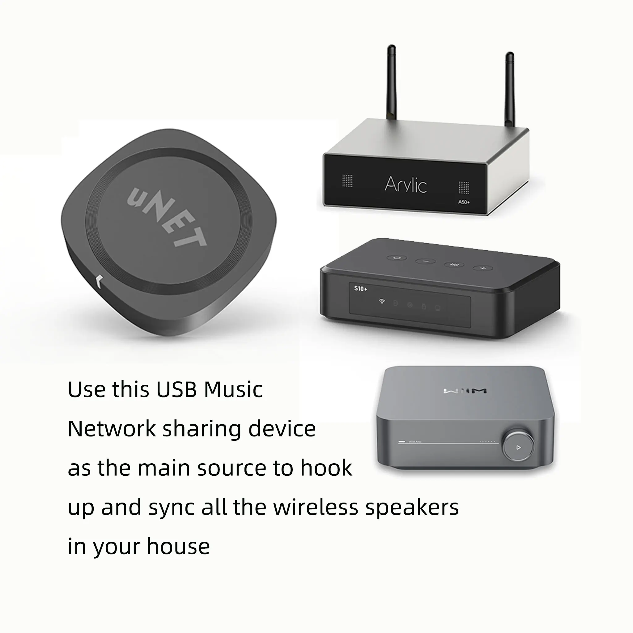Audiocast uNET - Dispositivo d - Audio Music Network avaliação e preço