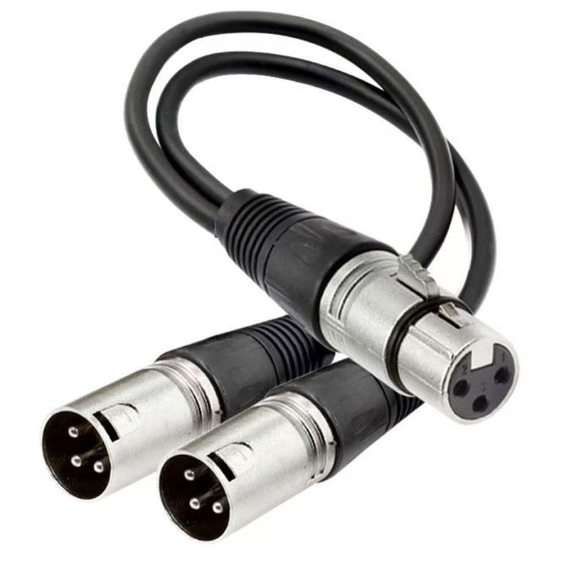 Cabo divisor xlr 3 pinos fêmea - Audio Music Splitter avaliação e preço