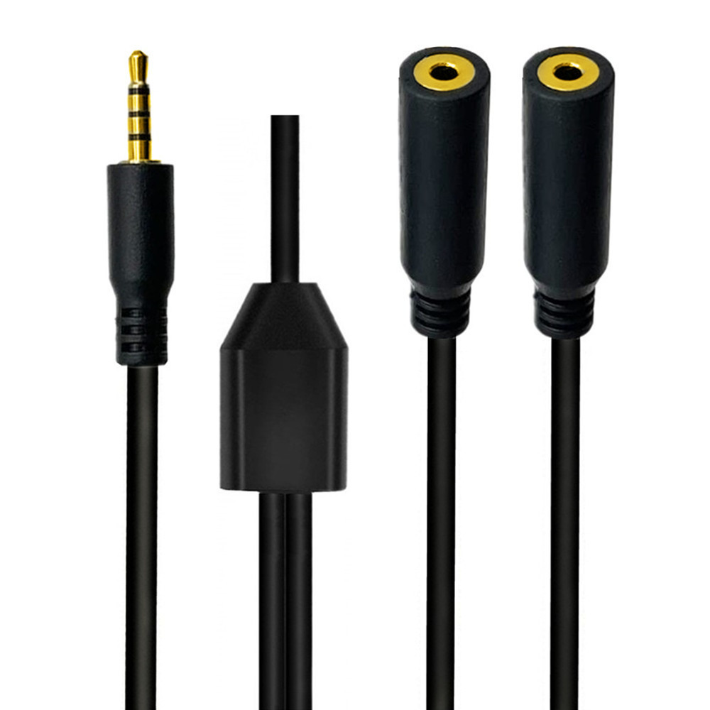 Banhado a ouro 4 pólos 2.5mm m - Audio Music Splitter avaliação e preço