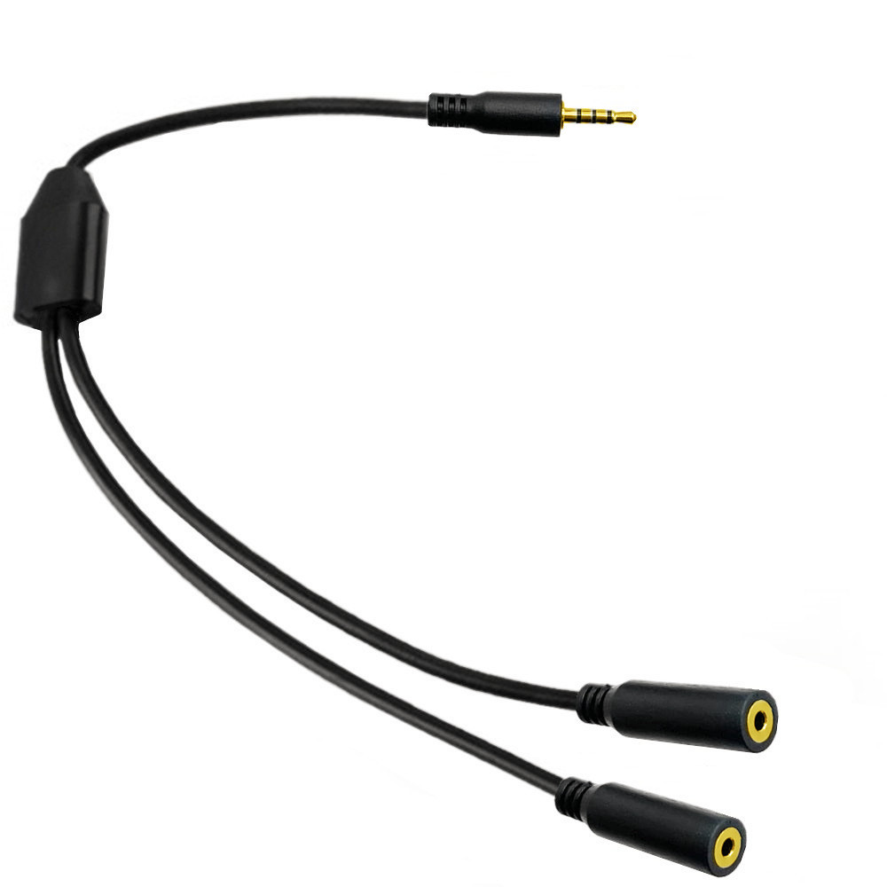 Banhado a ouro 4 pólos 2.5mm m - Audio Music Splitter avaliação e preço