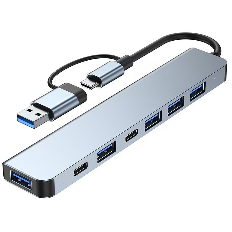 Hub USB C Divisor USB 8 em 1 E - Audio Music Splitter avaliação e preço