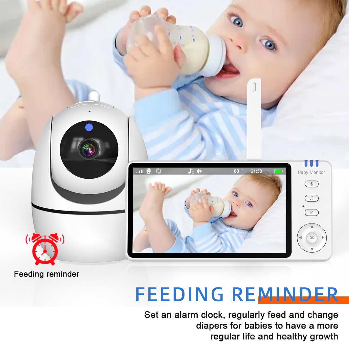 Baby Monitor Vídeo sem fio, Tw - Audio Music Network avaliação e preço