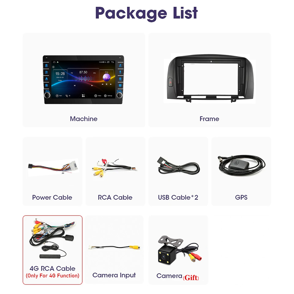 QLED Car Radio Video Audio Pla - Audio Music Network avaliação e preço
